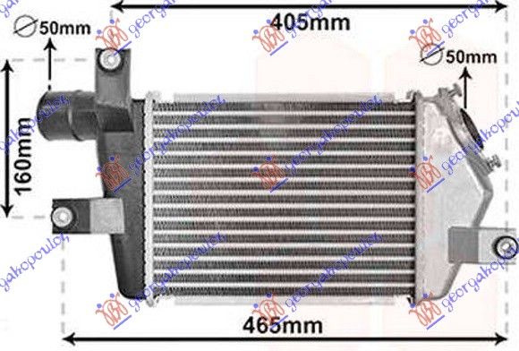 Hladnjak interkulera 2.5td (275X204X50)