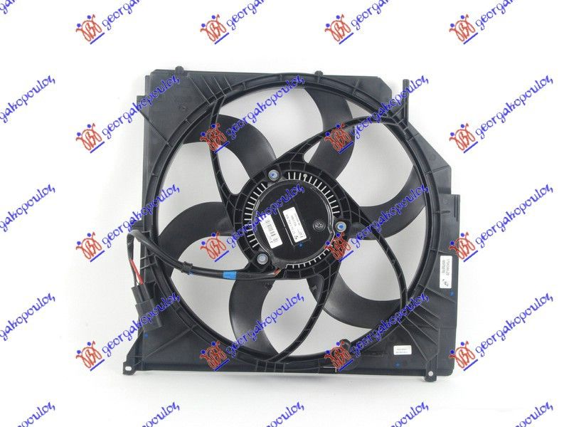 Ventilator hladnjaka kompletan (2.0-2.5-3.0 BE - 2.0 DI) + a/c