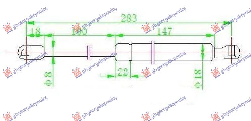 Amortizer haube (284L-720N)
