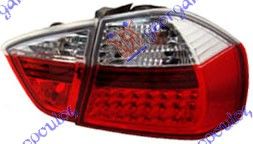 Štop lampi (SET) LED crveno-bijele