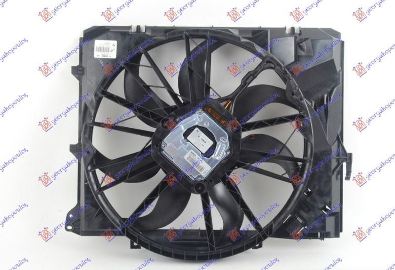 Ventilator hladnjaka komplet benzin (4 PIN)