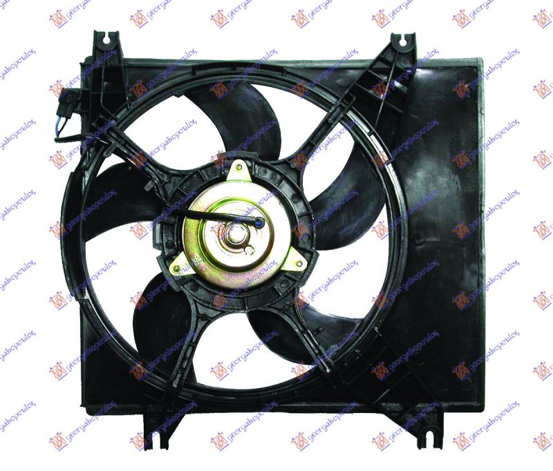 Ventilator hladnjaka komplet (BENZIN) (+/- KLIME)