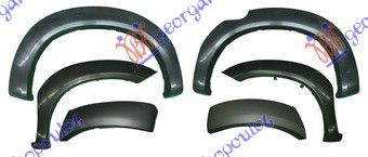 Plastični rub blatobrana 4 vrata set (6 KOM)
