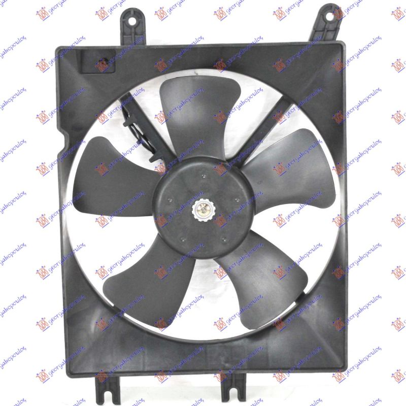 Ventilator hladnjaka a/c kompletan (BENZIN) 03-