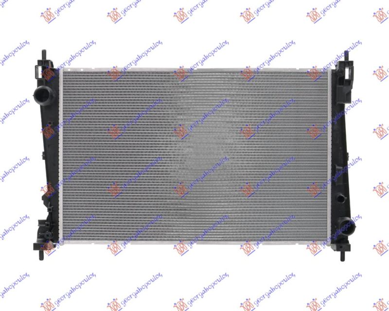 Hladnjak motora 1.4-1.6 turbo-1.3-1.9d +/- klima (62X39) 88kw (VALEO CLASSIC)