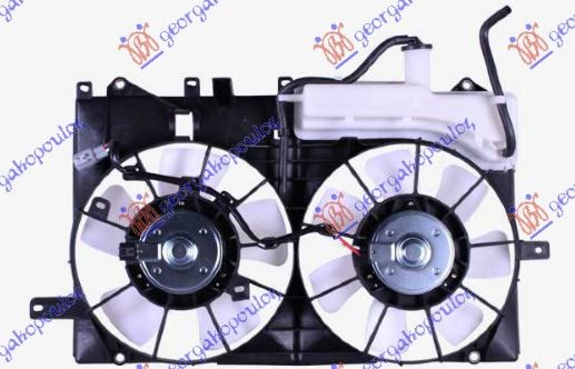 Ventilator hladnjaka i klime (DUPLI) komplet (BENZIN)