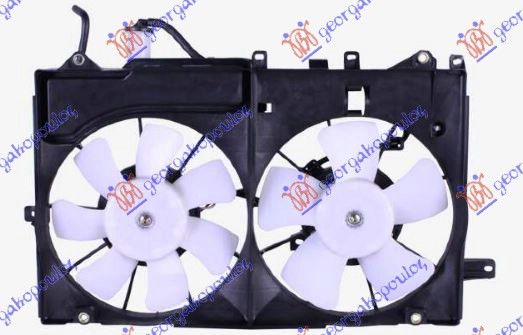 Ventilator hladnjaka i klime (DUPLI) komplet (BENZIN)