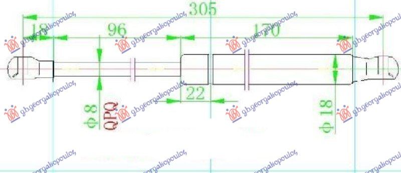 Amortizer haube (306L-360N)