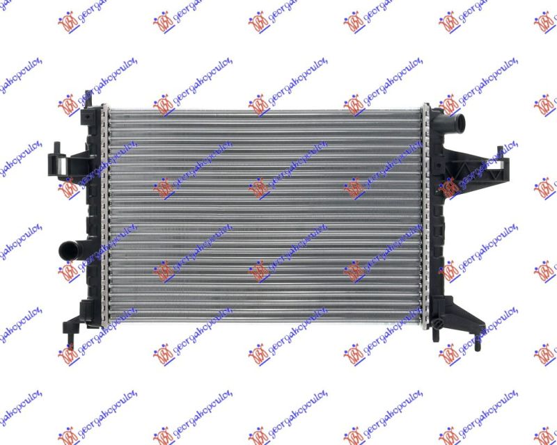 Hladnjak motora 1.4–1.8 ručni +/-klima (54X38) (DIAGONAL)