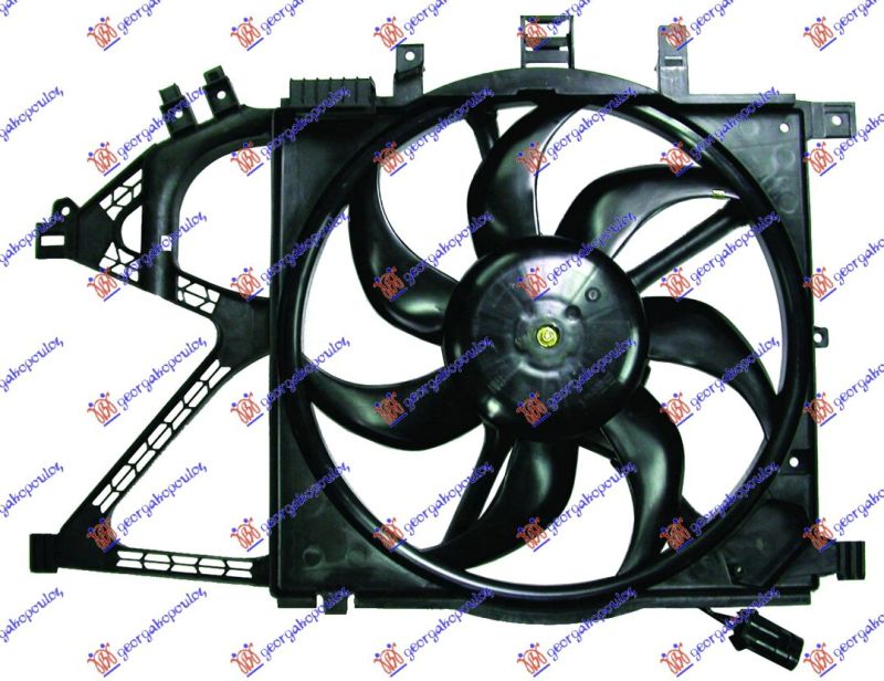 Ventilator hladnjaka komplet (390 MM) 4 pina