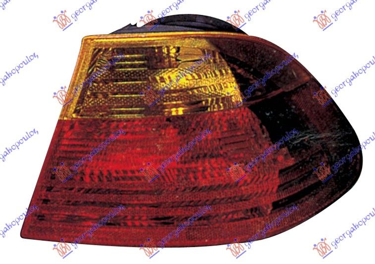 Štop lampa vanjska žuta