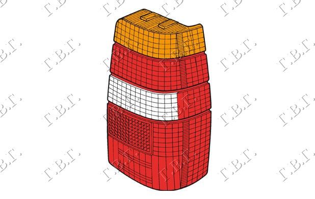 Staklo štop lampe