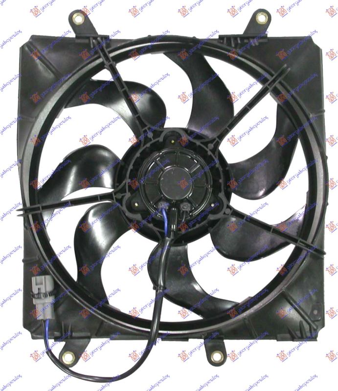 Ventilator hladnjaka komplet (BENZIN)