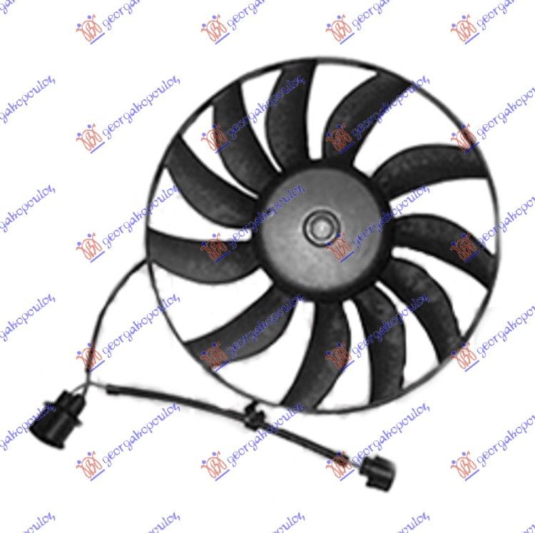Ventilator hladnjaka (MOTOR + VENTILATOR) (360 MM) (100 W)