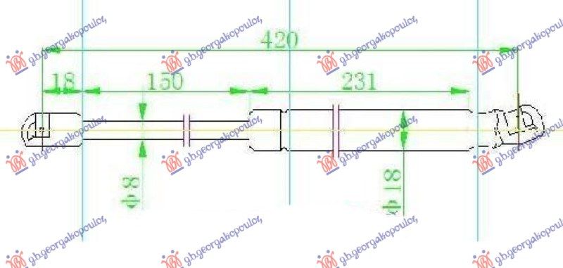 Amortizer gepeka (420L-450N)