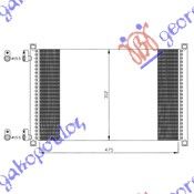Hladnjak klime 130 1.8i-16v-1.9d/jtd (48,8×31)