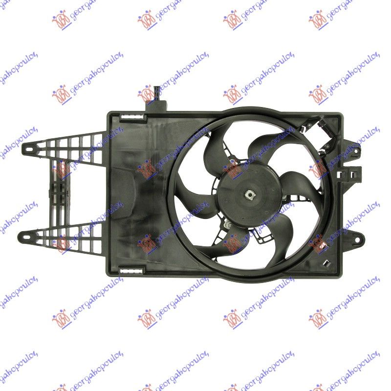 Ventilator hladnjaka komplet -a/c marelli tip (-A/C)