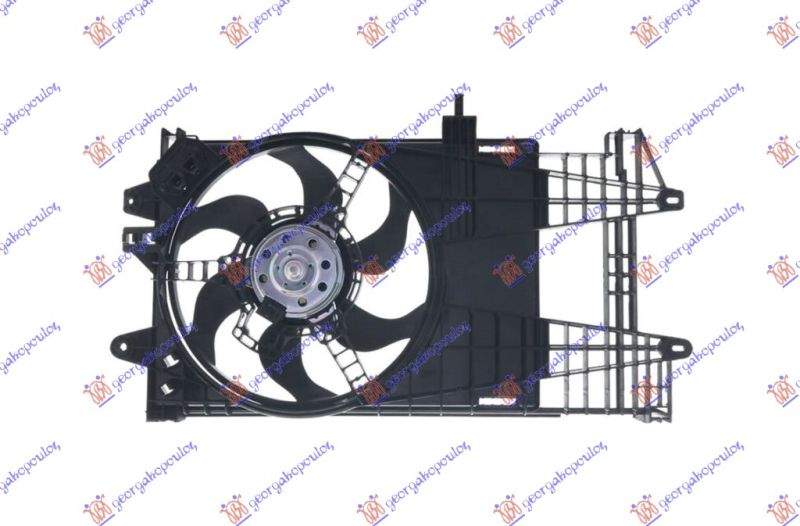 Ventilator hladnjaka komplet +a/c 02-03 marelli tip