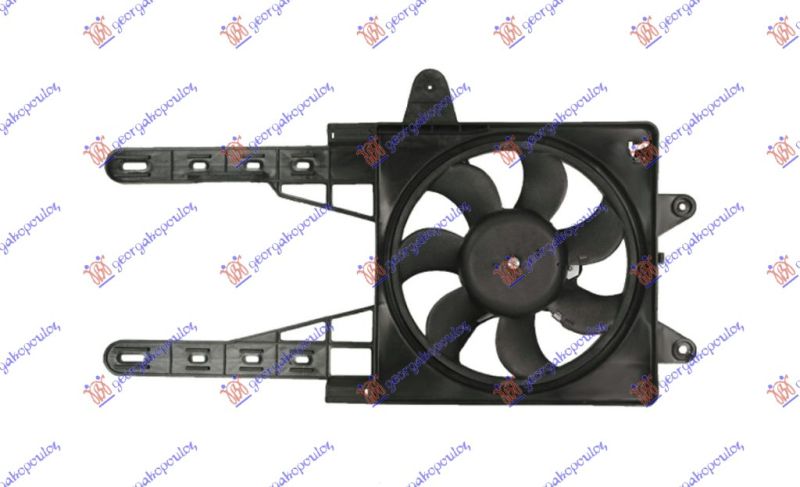 Ventilator komplet (60/75/90) (DIZEL) (-AC) -97
