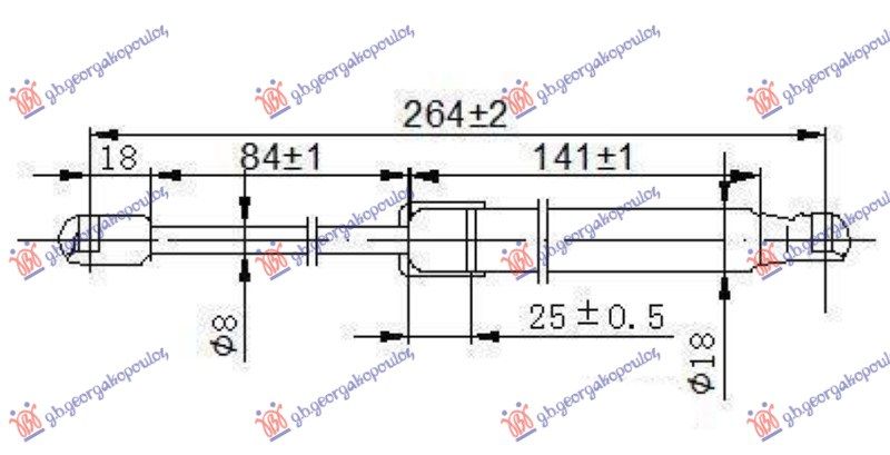 Amortizer haube (265L-355N)
