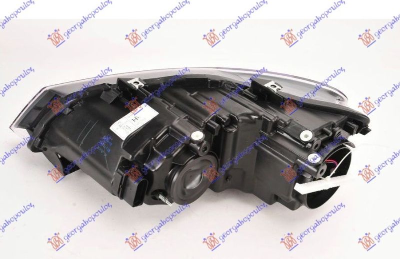Far električni twin reflektor (KROMIRANI RUB) (E) (S MOTOROM) (TYC)