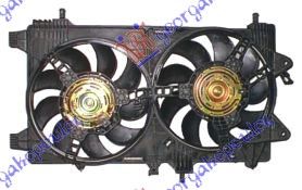 Ventilator hladnjaka komplet 1.3-1.9 multijet dvojni