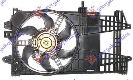 Ventilator hladnjaka komplet 1.2i 8v/16v +/- ac denso tip