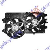 Ventilator hladnjaka komplet 1.9 jtd (+A/C) double