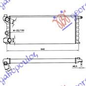 Hladnjak motora 750–1000 4x4 (58X25X34) 86–89