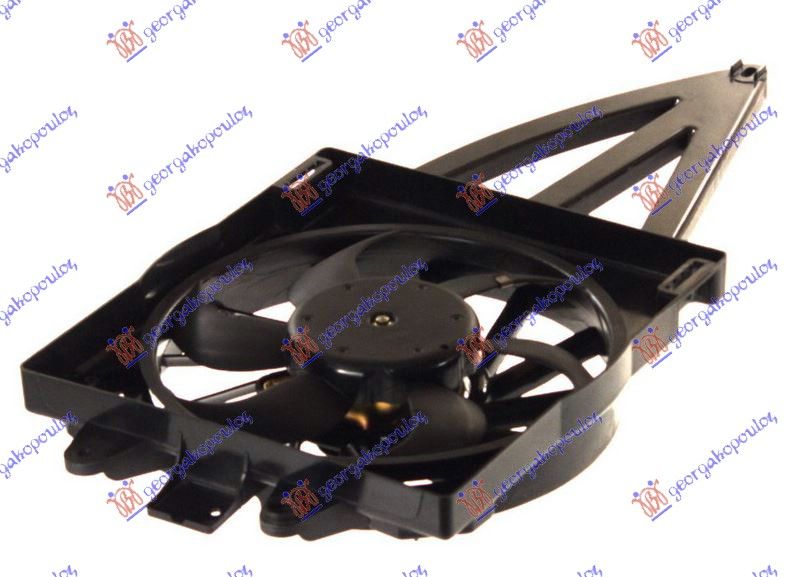Ventilator hladnjaka komplet 1.1-1.2 cc 03-05 +a/c