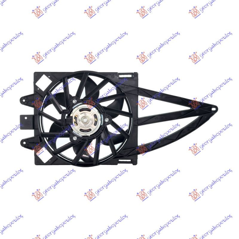 Ventilator hladnjaka komplet 1.3 jtd-m +a/c