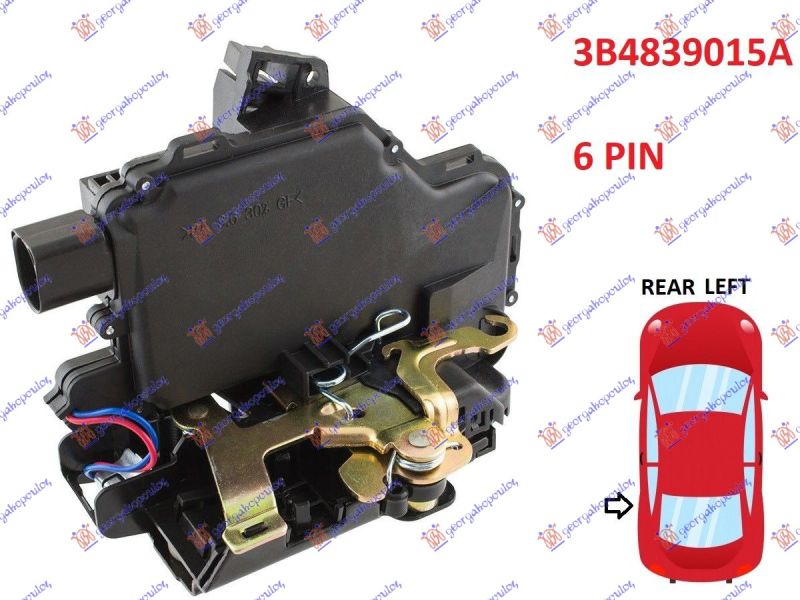 Brava vrata zadnji električna (6PIN)