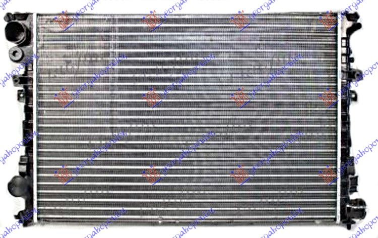 Hladnjak motora 1.9-2.0-2.1 d-td (67X44,6) s ventilom (VALEO CLASSIC)