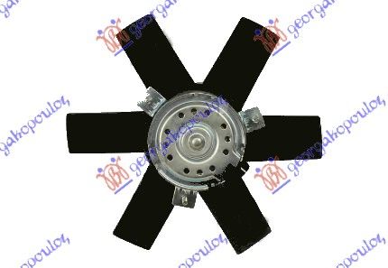 Ventilator hladnjaka (MOTOR + VENTILATOR) (BENZIN-DIZEL) 30,5 cm