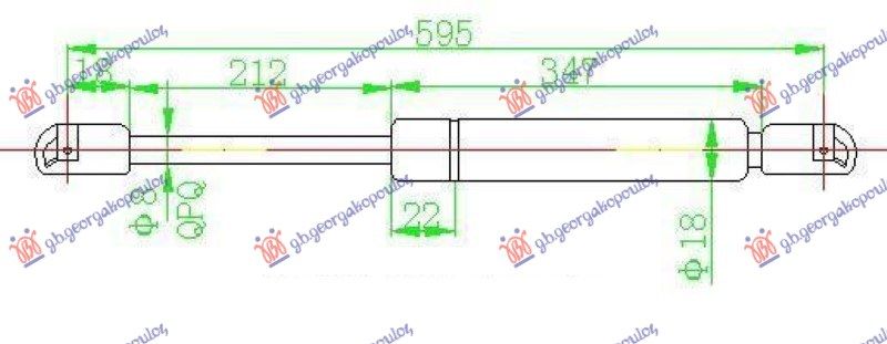 Amortizer gepeka (595L-515N)