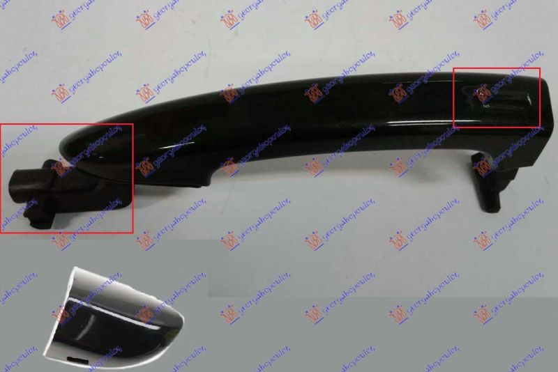 Ručka vrata prednji (VANJSKA STRANA) (KEYLESS) (CRNA)