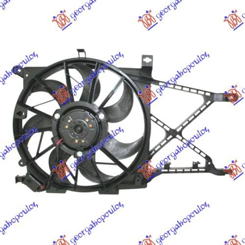Ventilator hladnjaka komplet (Z16XER-Z18XER) benzin (3 PINA)