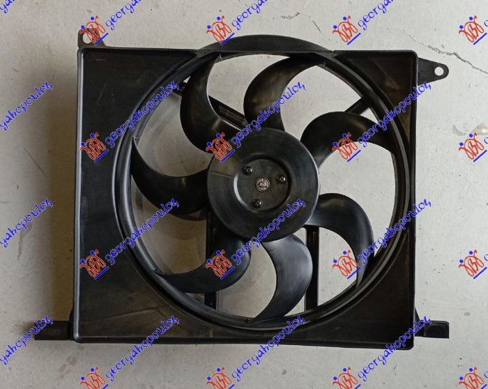 Ventilator hladnjaka komplet (BENZIN) (+ KLIMA)