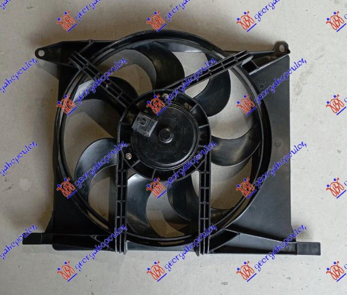 Ventilator hladnjaka komplet (BENZIN) (+ KLIMA)