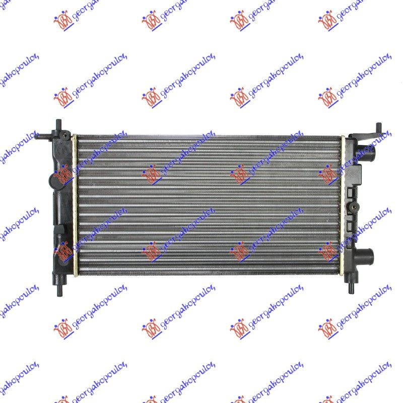 Hladnjak motora 1.0–1.2 -a/c 97- (53X28) (MAHLE BEHR PREMIUM LINE)