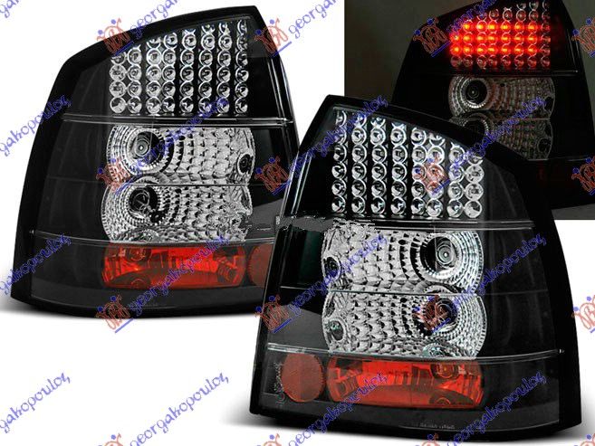 Štop svjetlo crni LED