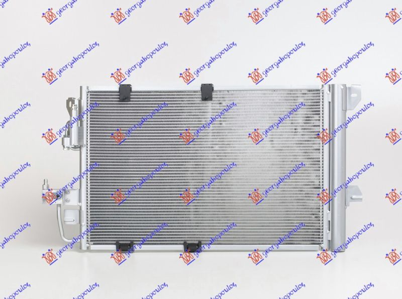 Hladnjak klime sklop 02-04 (55,5×38,2×1,6) (CRIJEVO-FILTER SUPROTNA STRANA)