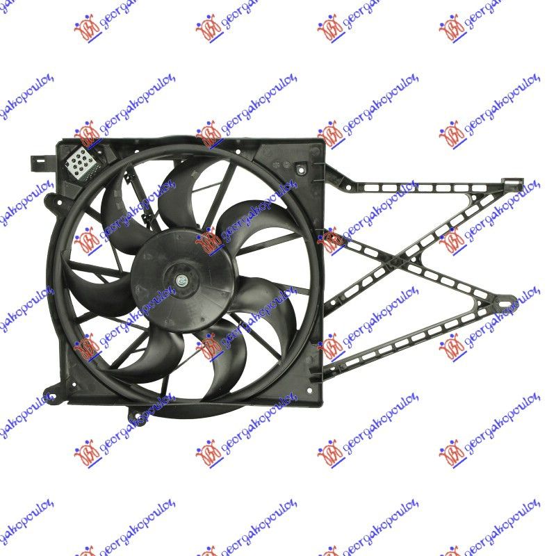 Ventilator hladnjaka komplet benzin (3 PIN)
