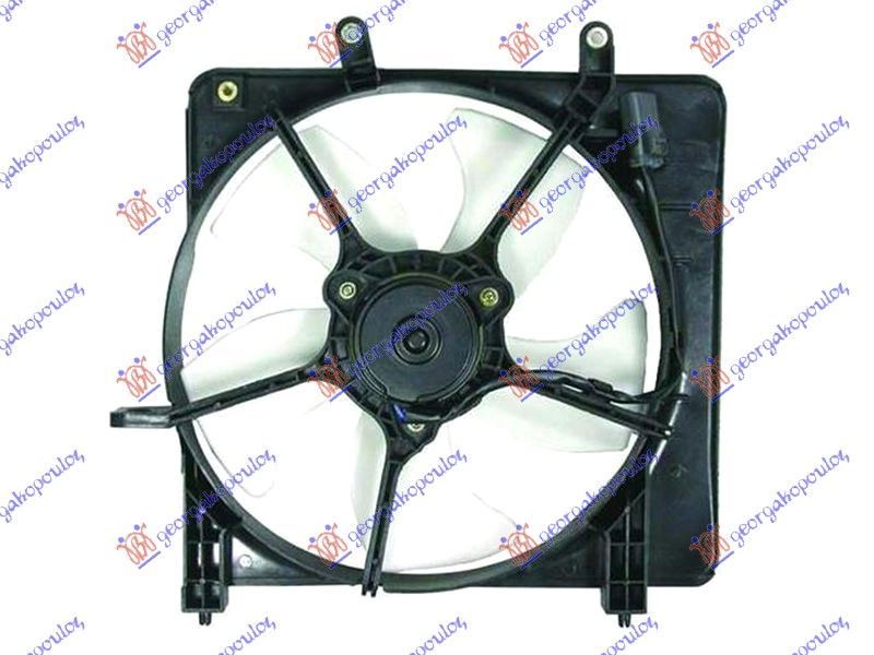 Ventilator hladnjaka komplet 04- (BENZIN)