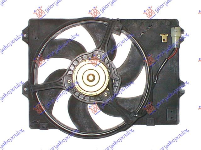 Ventilator hladnjaka komplet (BENZIN)