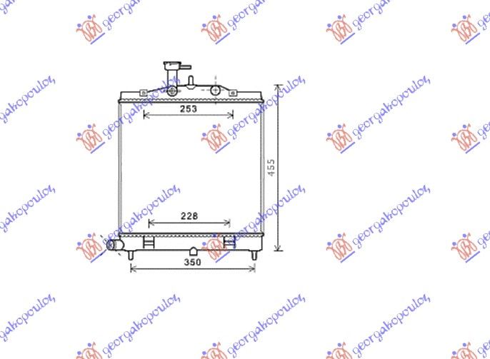 Hladnjak motora 1.1 crdi (35,5X39,5)