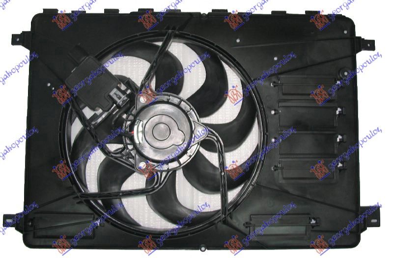Ventilator hladnjaka komplet 1.6-2.0 pet-1.8-2.0 dizel
