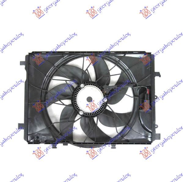 Ventilator hladnjaka komplet benzin - dizel (475 MM) (4 PIN)
