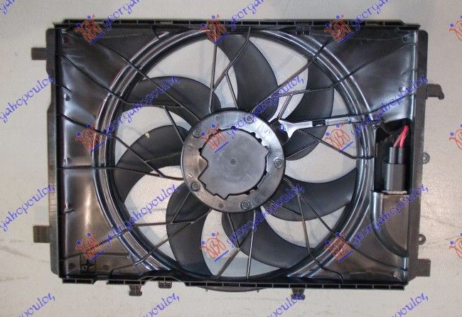 Ventilator hladnjaka komplet benzin-dizel (4 PIN) (475 MM) (400 W) s cpu