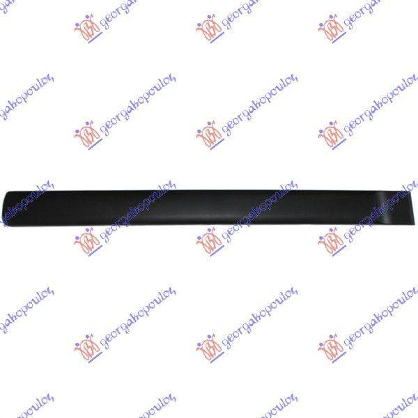 Lajsna prednja vrata mat crna (100 MM)